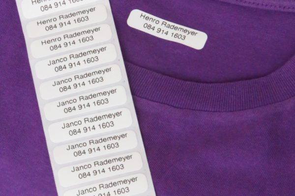 Iron on Clothing Labels